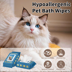 Pet Glove Wipes for Dogs & Cats