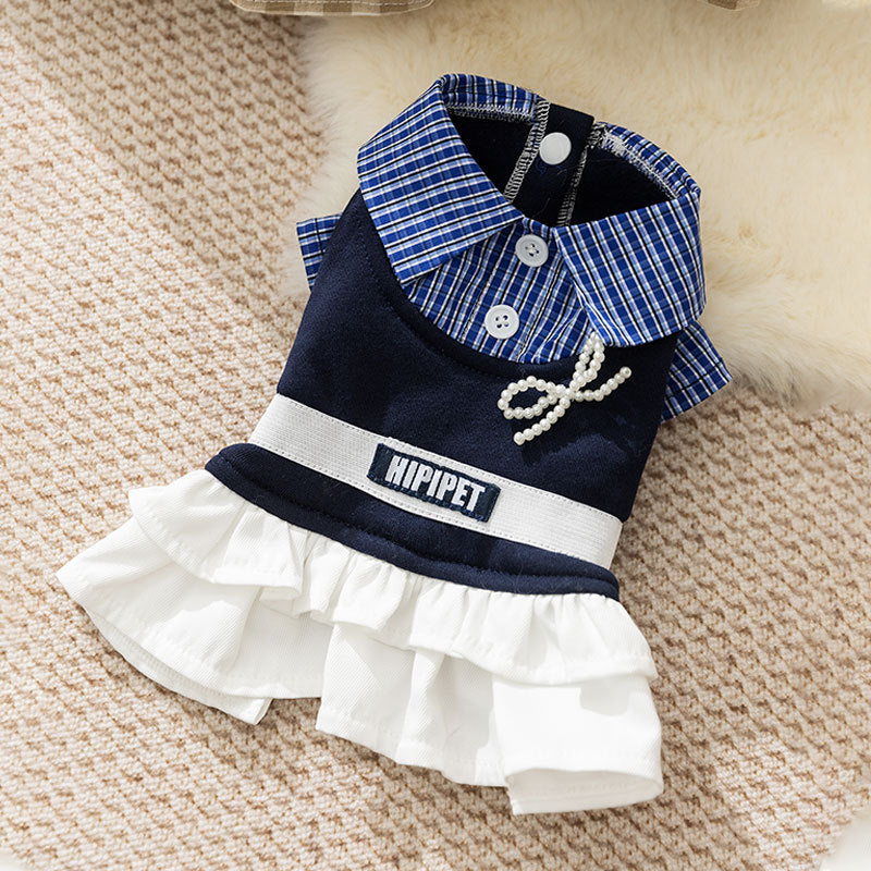 ArtisanUni Preppy style shirt dress