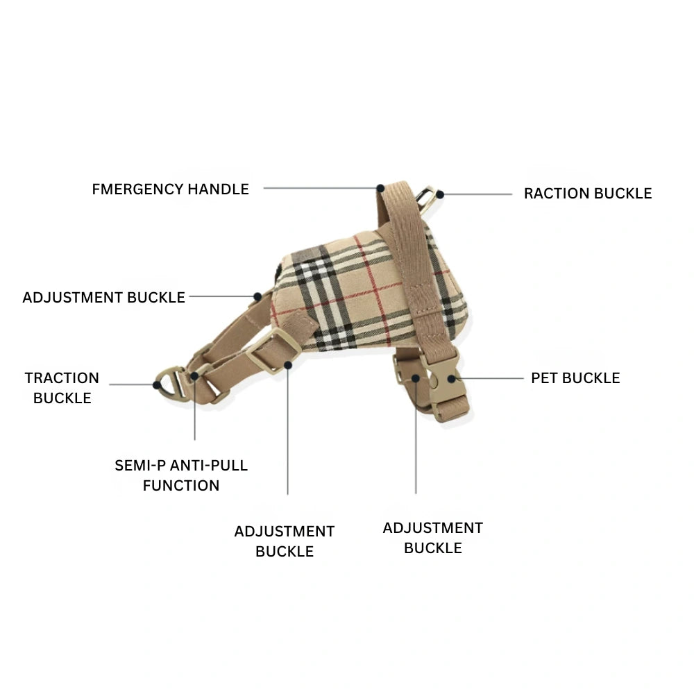 Dachshund Harness | No-Pull Step-In Harness & Harness Kit with Leash | ArtisanUni