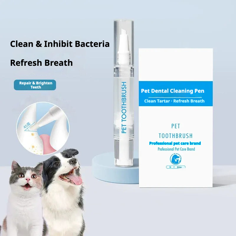 Pet toothbrush pen teeth cleaning tool
