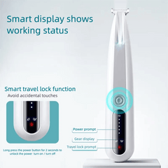 Upgraded Dog Paw Trimmer with LED Light, 18 mm Widen Blade