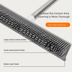 Pet Hair Removal Silicone Carpet Brush