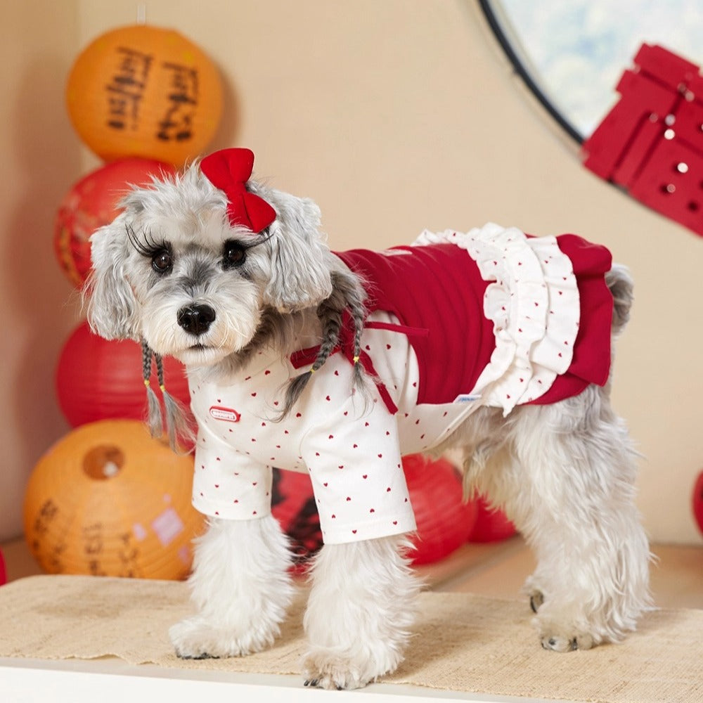 ArtisanUni New Christmas Red Dress