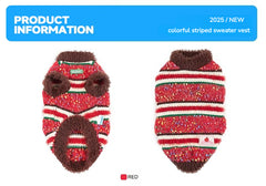 ArtisanUni Colorful striped sweater vest