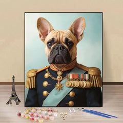 Paint Your Admiral Pet by Numbers - Personalized Pet Portraits
