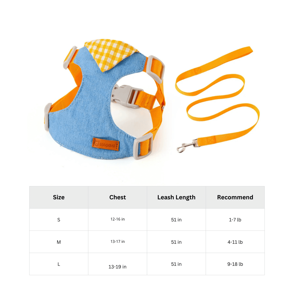 ArtisanUni Small pet harness walk kit