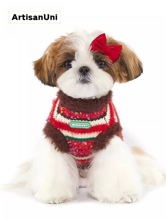 ArtisanUni Pet Christmas Knit Sweater