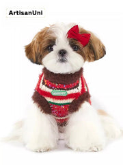 ArtisanUni Pet Christmas Knit Sweater