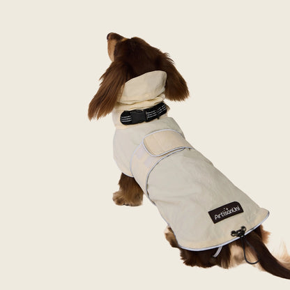 Dachshund Raincoat | Waterproof Windproof Shell Jacket with Hood | ArtisanUni