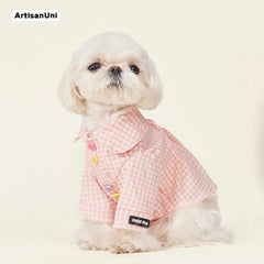 ArtisanUni Pet Plaid Shirt
