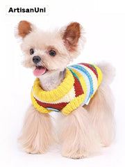 ArtisanUni Pet Yellow Knit Sweater