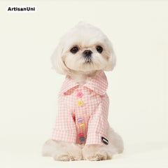 ArtisanUni Pet Plaid Shirt
