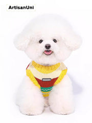 ArtisanUni Pet Yellow Knit Sweater