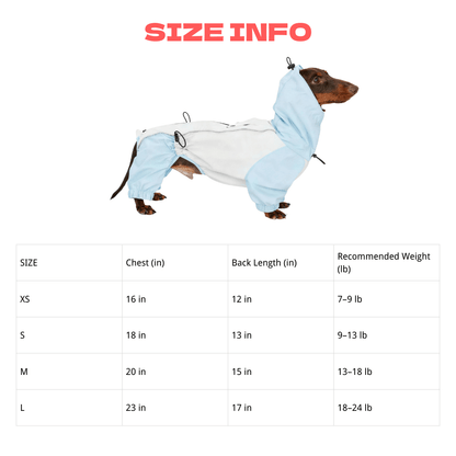 Dachshund Four-Legged Waterproof Raincoat | Spring Essential | ArtisanUni