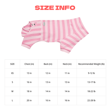 Dachshund Pajamas | Four-Legged Stripe Sleepwear for Wiener Dogs | ArtisanUni