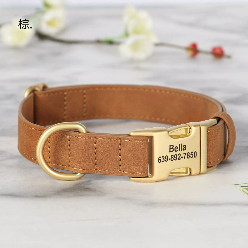 ArtisanUni Engraved dog collars
