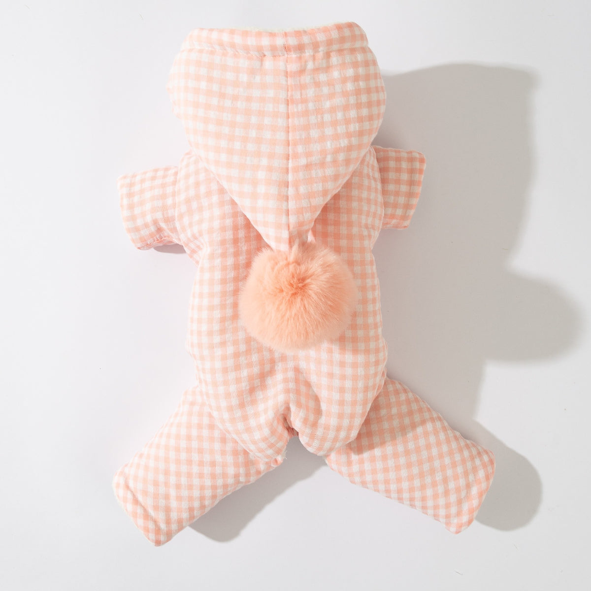 ArtisanUni Winter fleece-lined plaid cotton coat