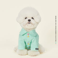 ArtisanUni Pet Plaid Shirt