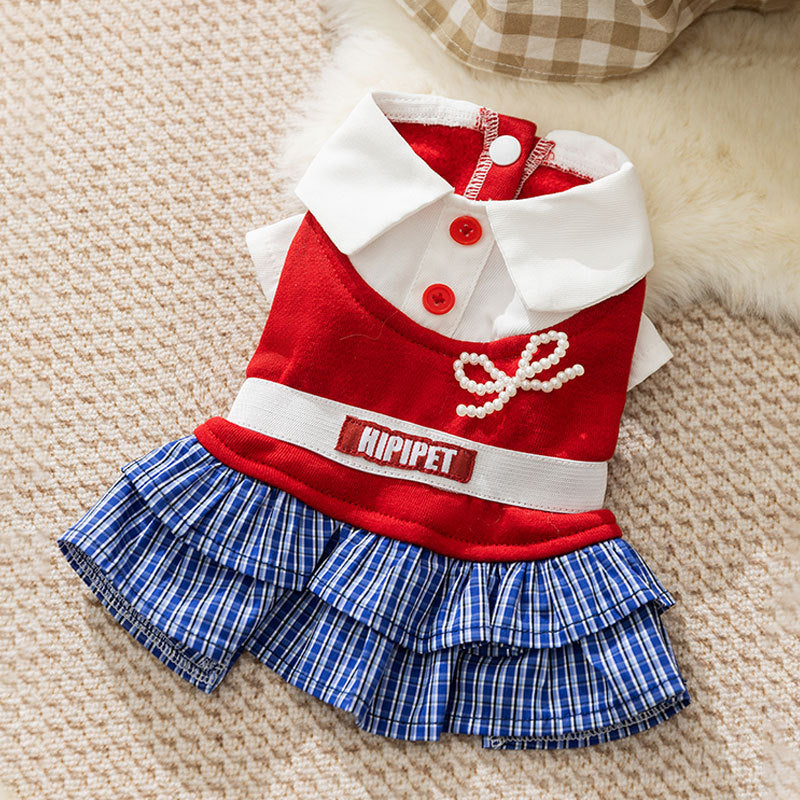 ArtisanUni Preppy style shirt dress