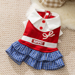 ArtisanUni Preppy style shirt dress