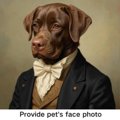 Paint Your Noble Pet by Numbers - Personalized Pet Portrait