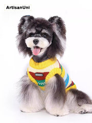 ArtisanUni Pet Yellow Knit Sweater