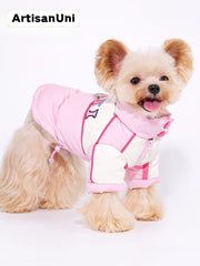 ArtisanUni Pet winter down jackets with leashes