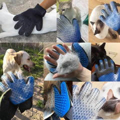 Pet Hair Remover Glove - Gentle Pet Grooming Glove Brush