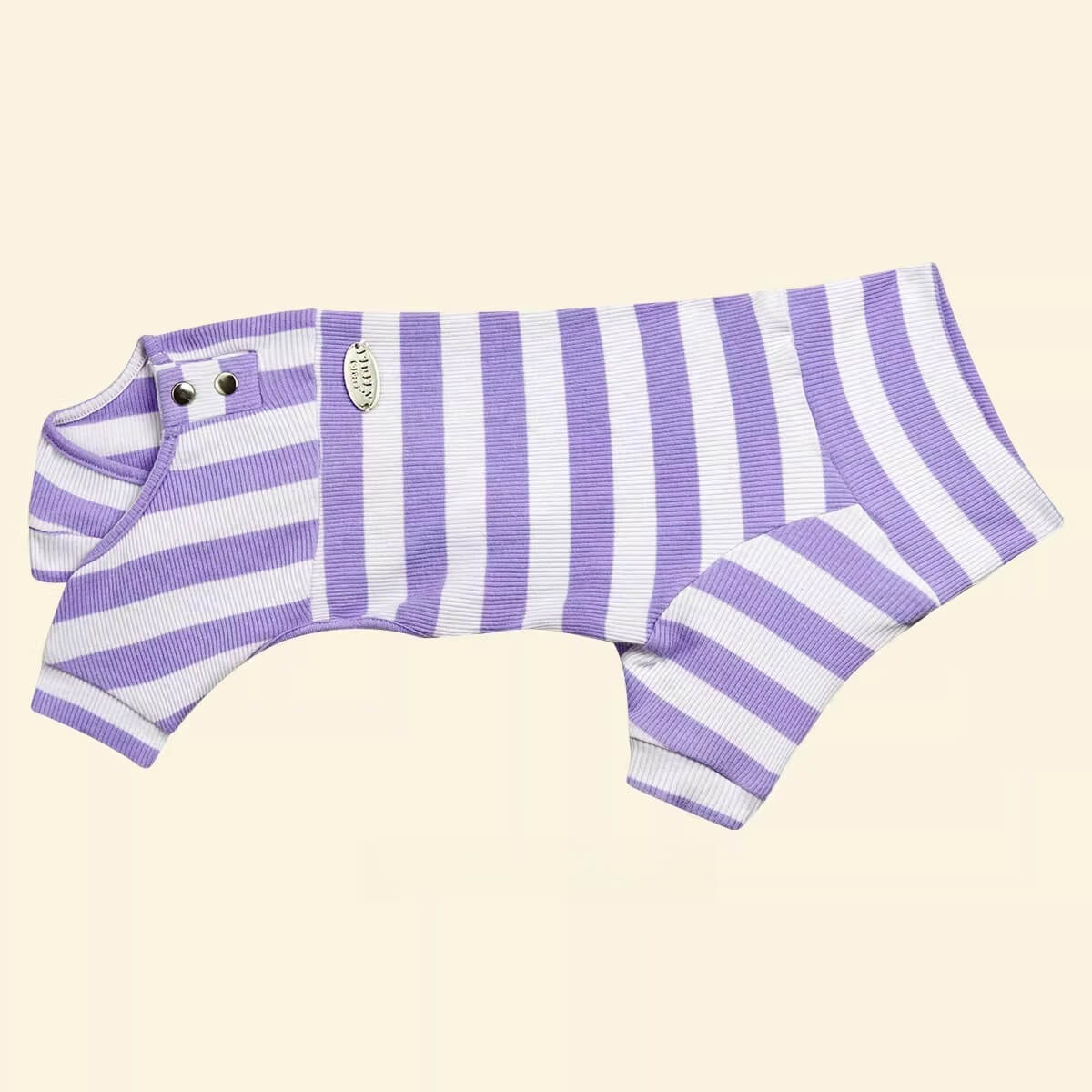 Dachshund Pajamas | Four-Legged Stripe Sleepwear for Wiener Dogs | ArtisanUni