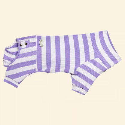 Dachshund Pajamas | Four-Legged Stripe Sleepwear for Wiener Dogs | ArtisanUni