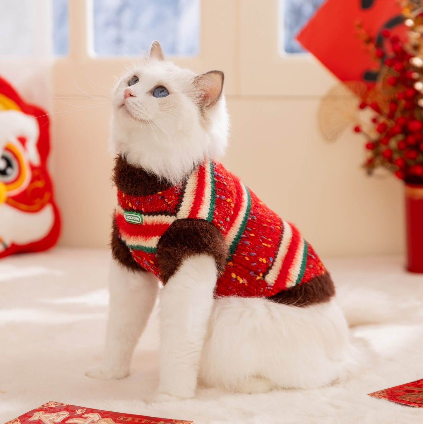 ArtisanUni Colorful striped sweater vest