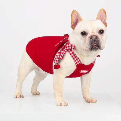 ArtisanUni Thin red dog shirt