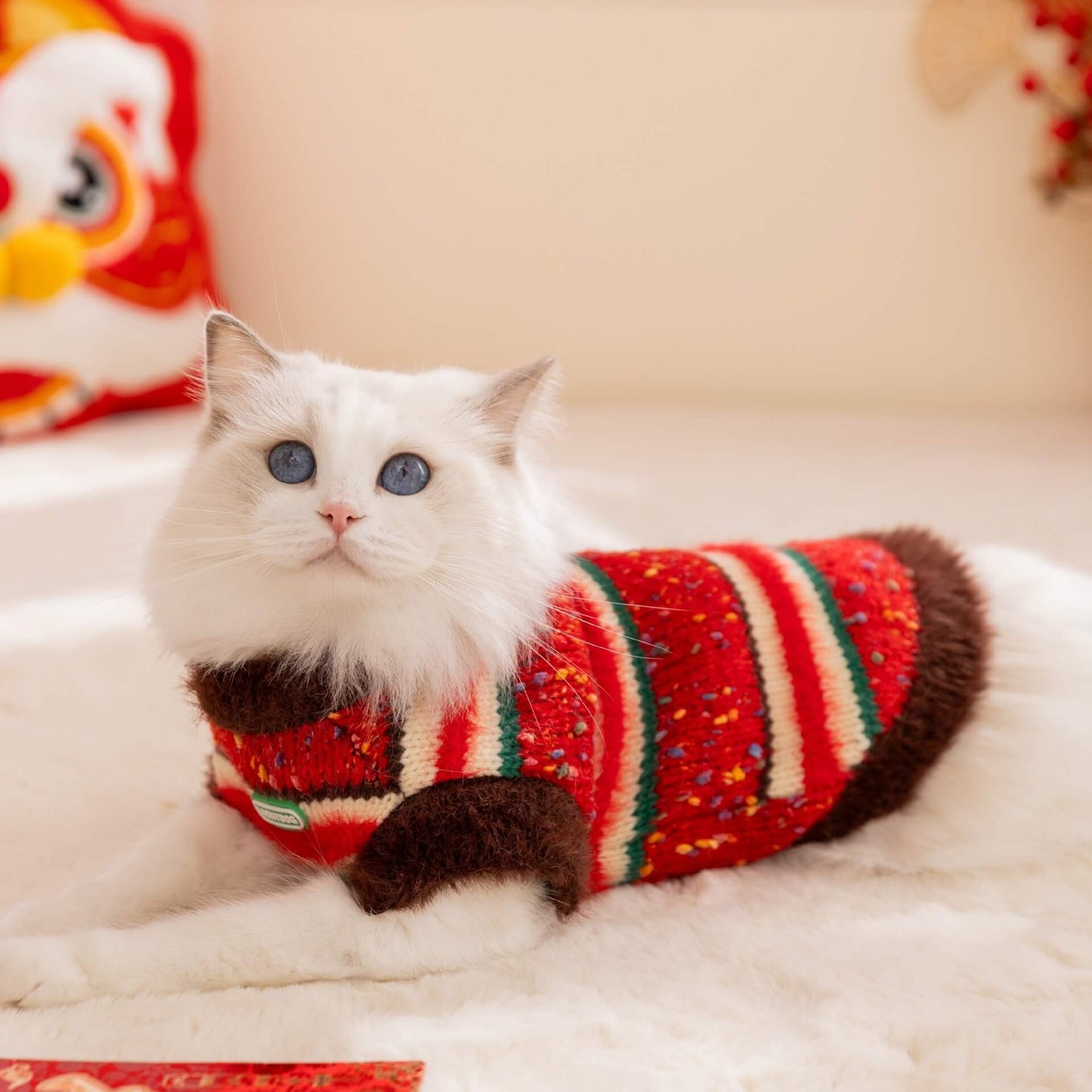 ArtisanUni Colorful striped sweater vest