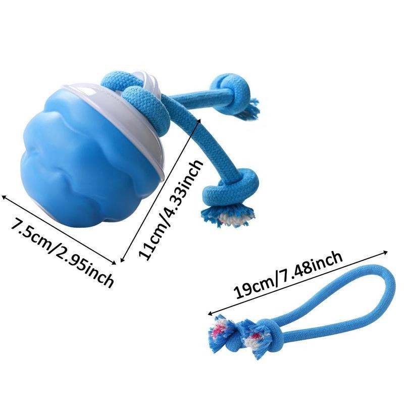 Small Dog Toys – Interactive Motion Activated Squeaky Rolling Ball| ArtisanUni