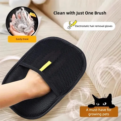 Hair removal gloves