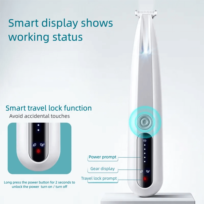 Upgraded Dog Paw Trimmer with LED Light, 18 mm Widen Blade