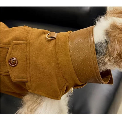 Dachshund Coats | Luxury Reversible Suede Vest | ArtisanUni