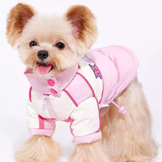 ArtisanUni Pet winter down jackets with leashes