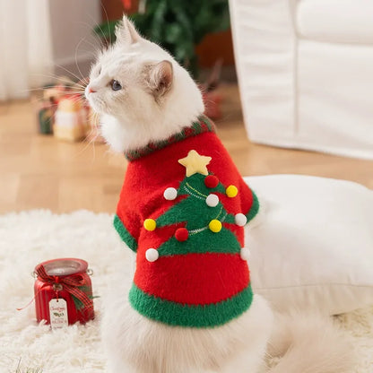 Christmas Sweater for Dogs & Cats | Festive Holiday Pet Clothing | ArtisanUni