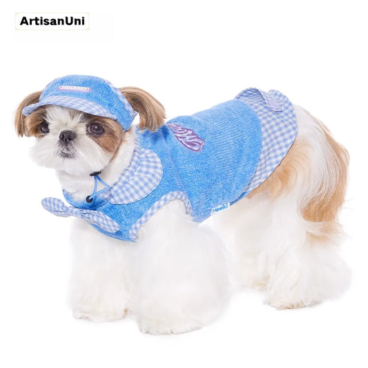 ArtisanUni Blue bow tie sweater