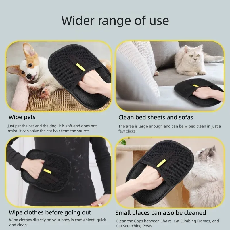 Hair removal gloves