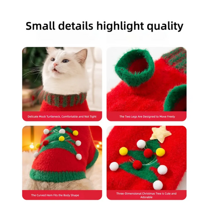Christmas Sweater for Dogs & Cats | Festive Holiday Pet Clothing | ArtisanUni
