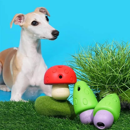 Mushroom-shaped food dispenser Small Dogs toy - Soft & Safe ｜ArtisanUni
