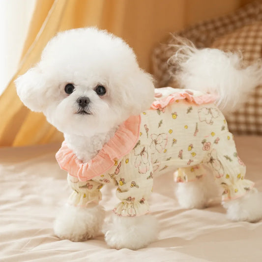 ArtisanUni Winter belly wrap four-legged clothes