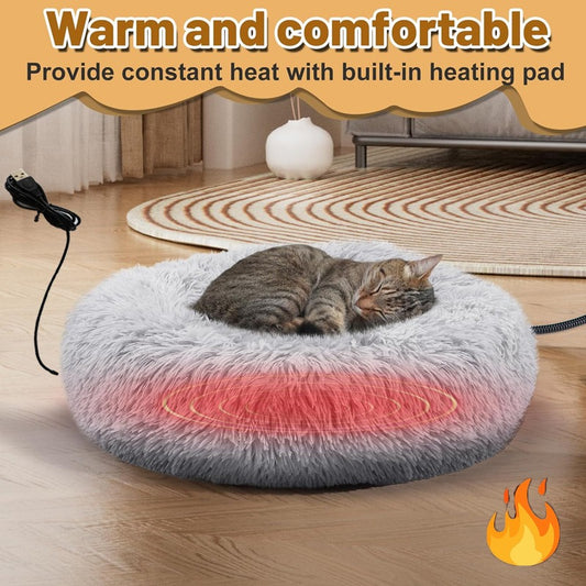 USB Electric Heated Pet Cat Bed Warm and comfortable