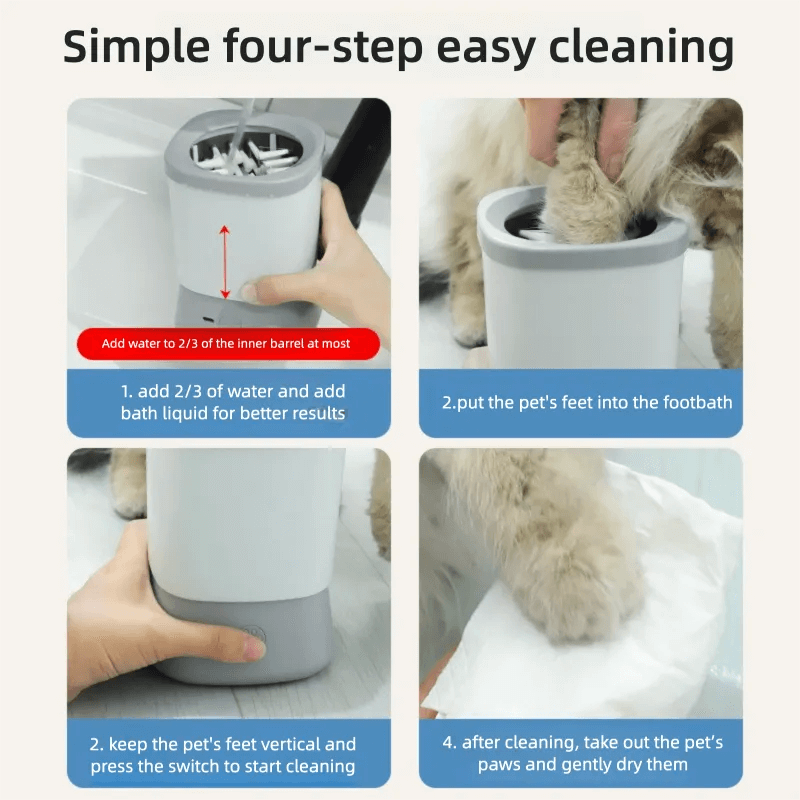pet foot washing cup