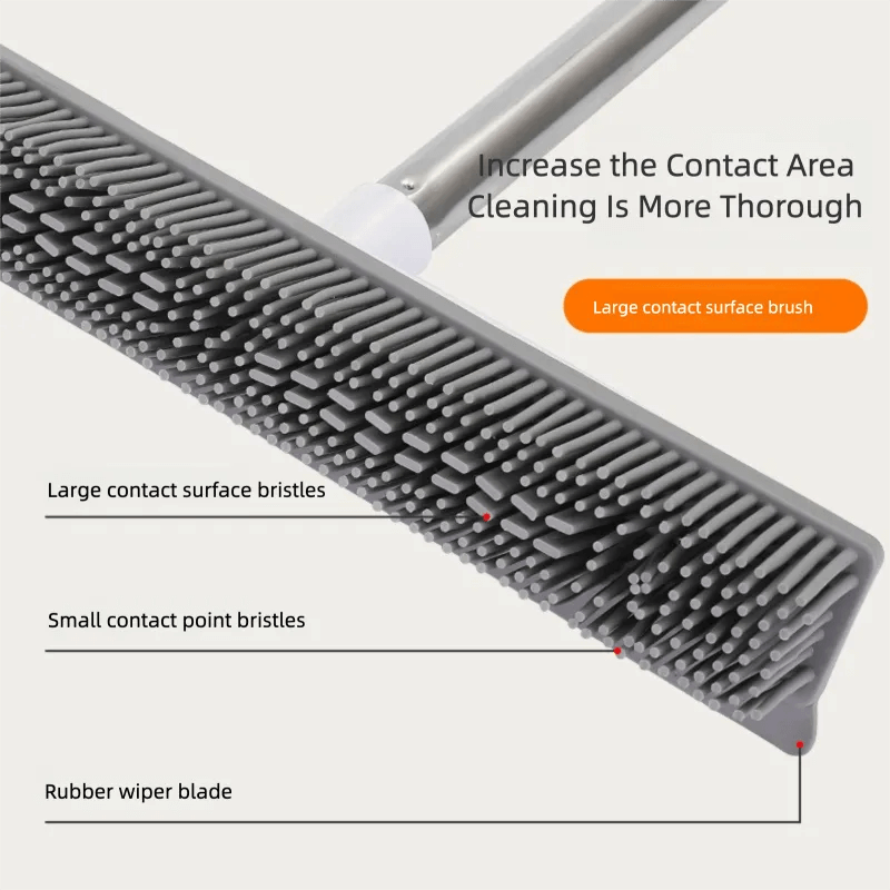 Pet Hair Removal Silicone Carpet Brush