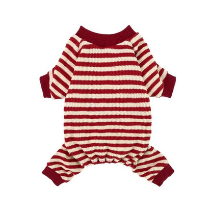 Cute Striped Dachshund Pajamas - Soft & Funny Dog Print Sleepwear Gift | ArtisanUni