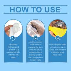 Paw Cleaner - Rinse-Free Foam Cleanser