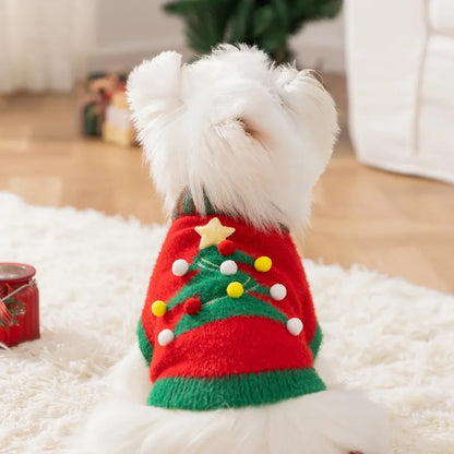 Christmas Sweater for Dogs & Cats | Festive Holiday Pet Clothing | ArtisanUni